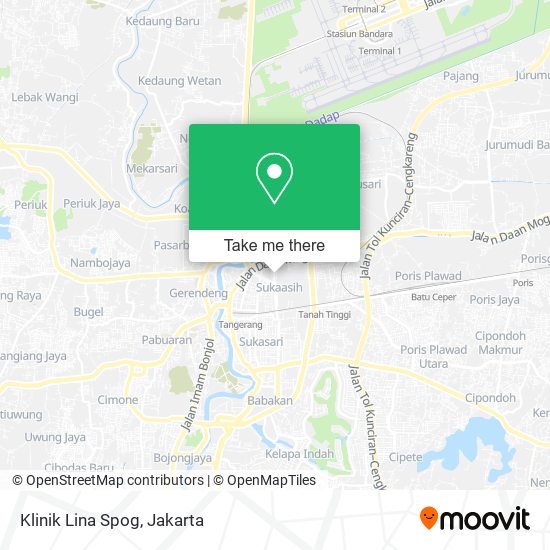 Klinik Lina Spog map