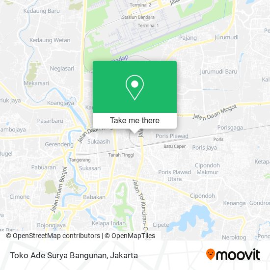 Toko Ade Surya Bangunan map