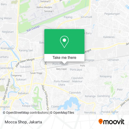 Mocca Shop map