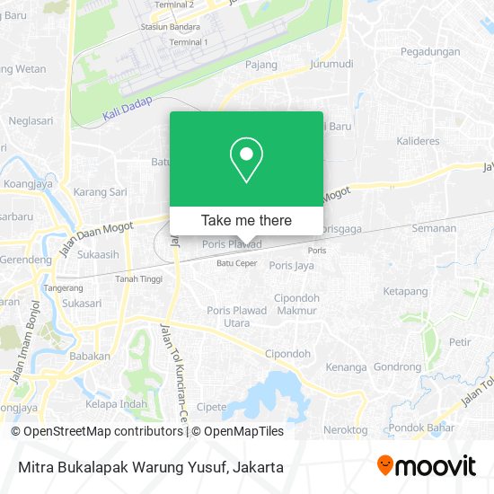 Mitra Bukalapak Warung Yusuf map