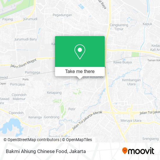 Bakmi Ahiung Chinese Food map