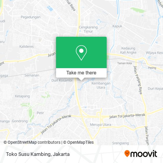 Toko Susu Kambing map