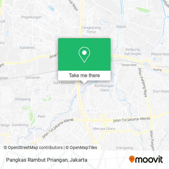 Pangkas Rambut Priangan map