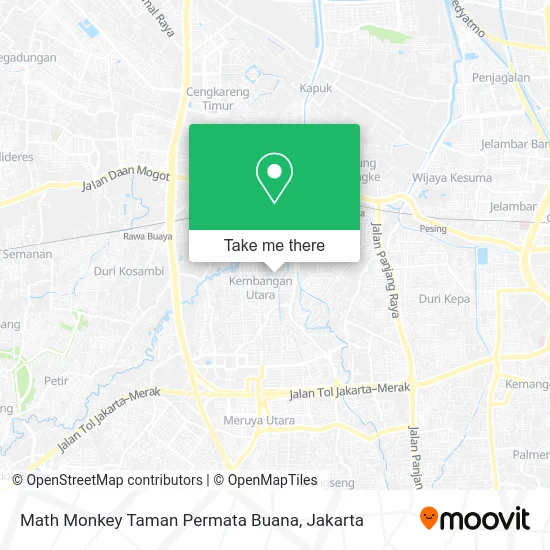 Math Monkey Taman Permata Buana map