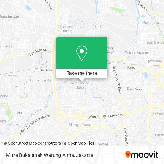 Mitra Bukalapak Warung Alma map