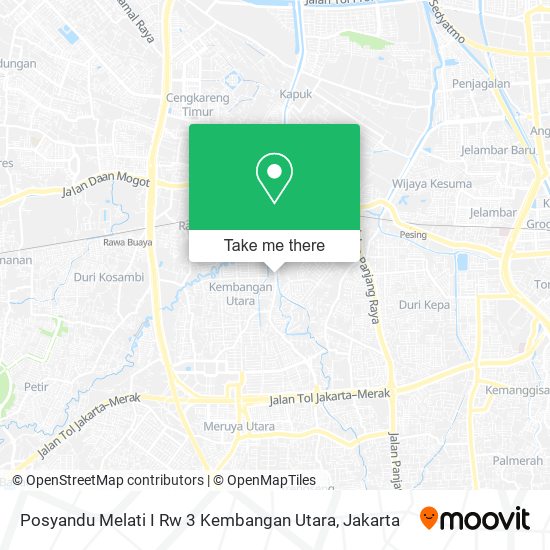 Posyandu Melati I Rw 3 Kembangan Utara map