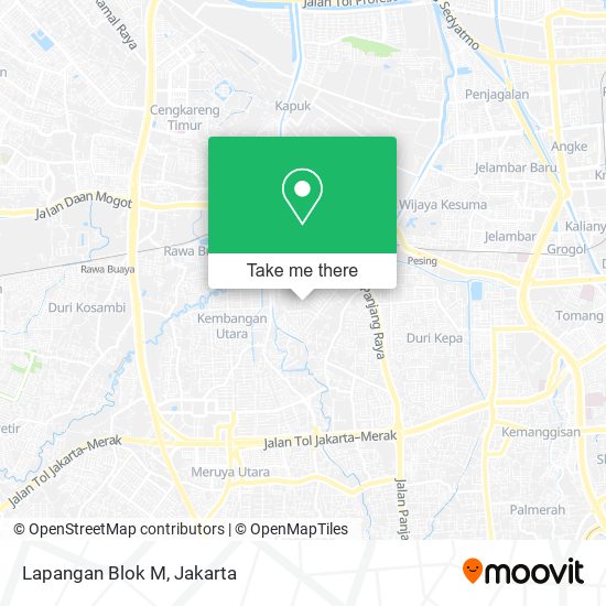 Lapangan Blok M map