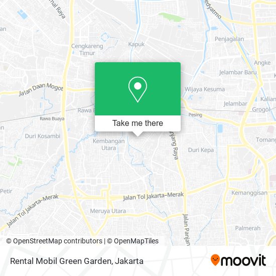 Rental Mobil Green Garden map