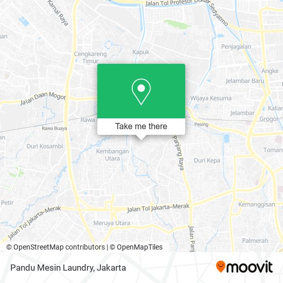 Pandu Mesin Laundry map