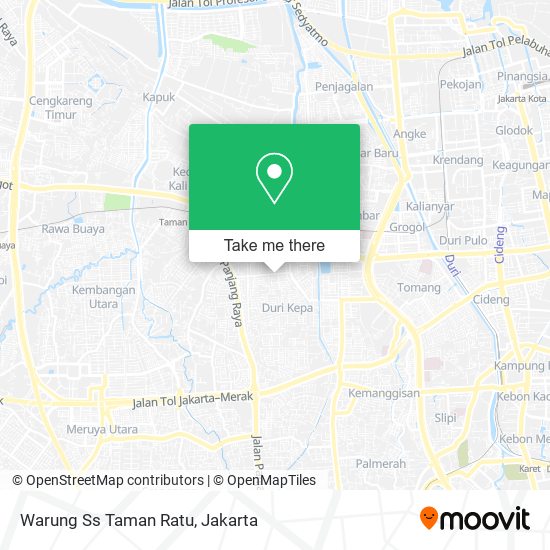 Warung Ss Taman Ratu map