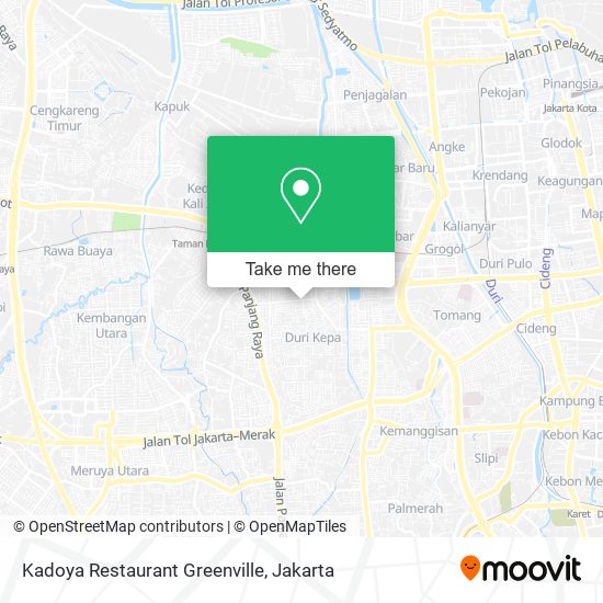 Kadoya Restaurant Greenville map