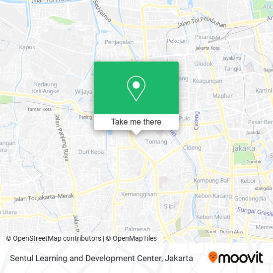 Sentul Learning and Development Center map