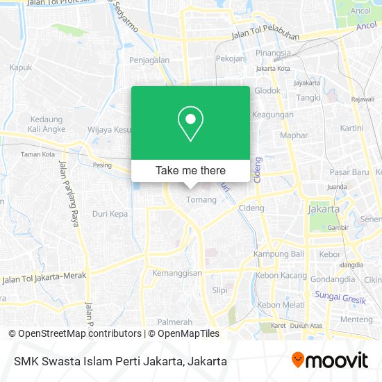 SMK Swasta Islam Perti Jakarta map