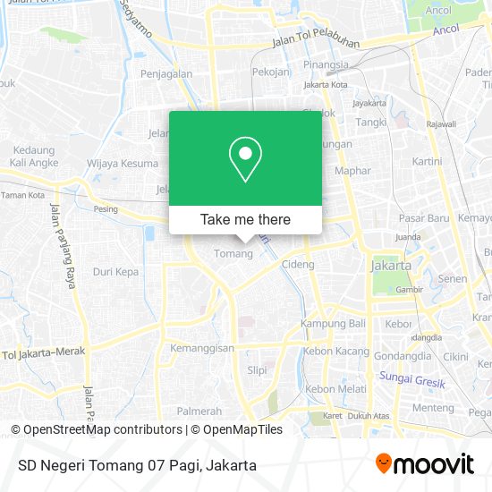 SD Negeri Tomang 07 Pagi map