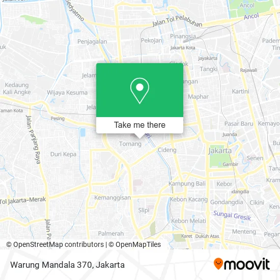 Warung Mandala 370 map