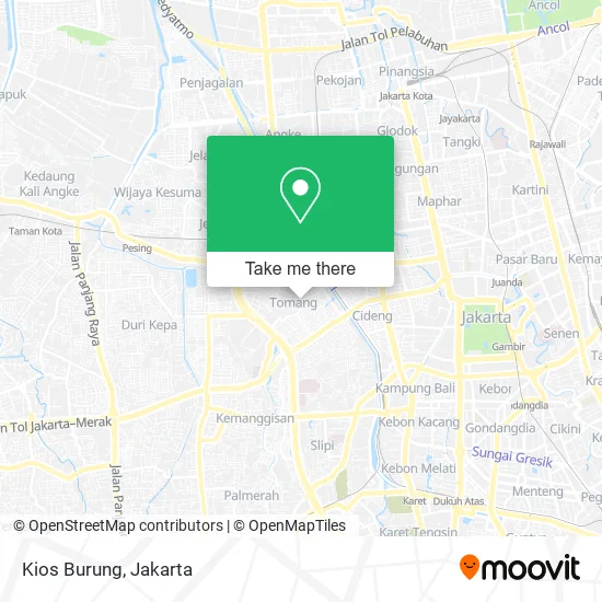 Kios Burung map