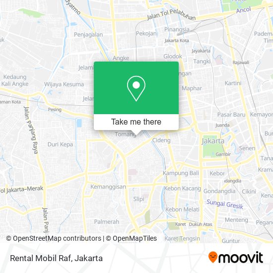 Rental Mobil Raf map