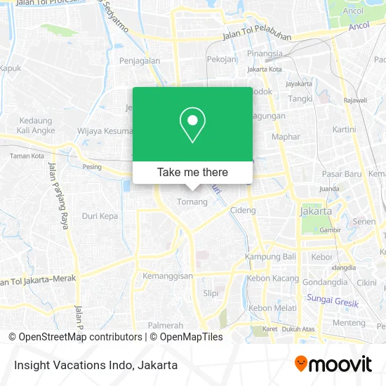 Insight Vacations Indo map