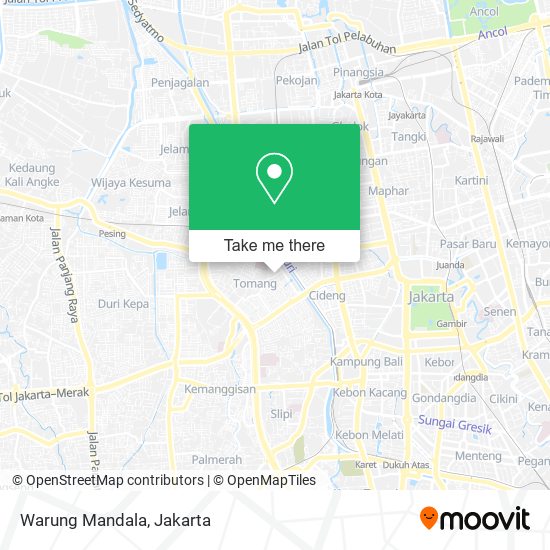 Warung Mandala map