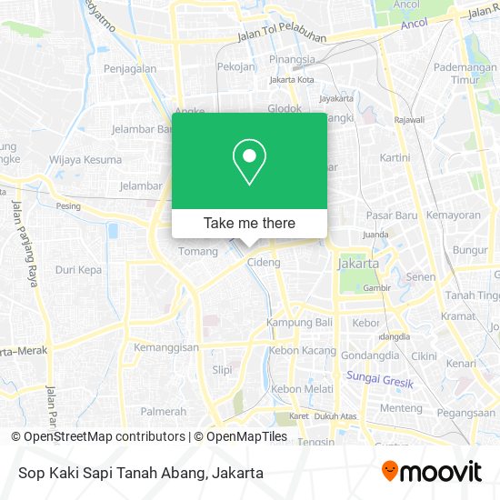 Sop Kaki Sapi Tanah Abang map