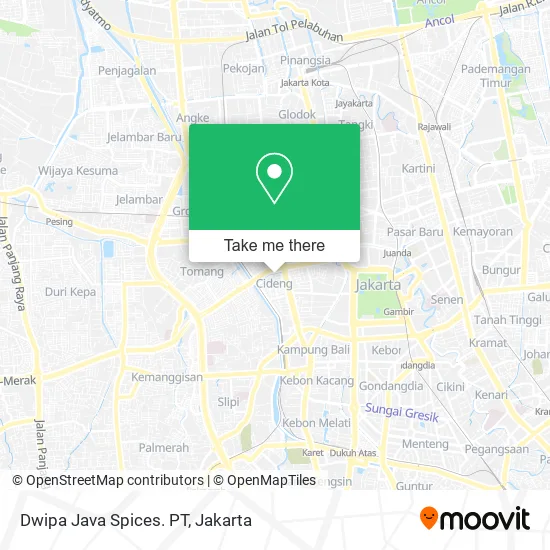 Dwipa Java Spices. PT map