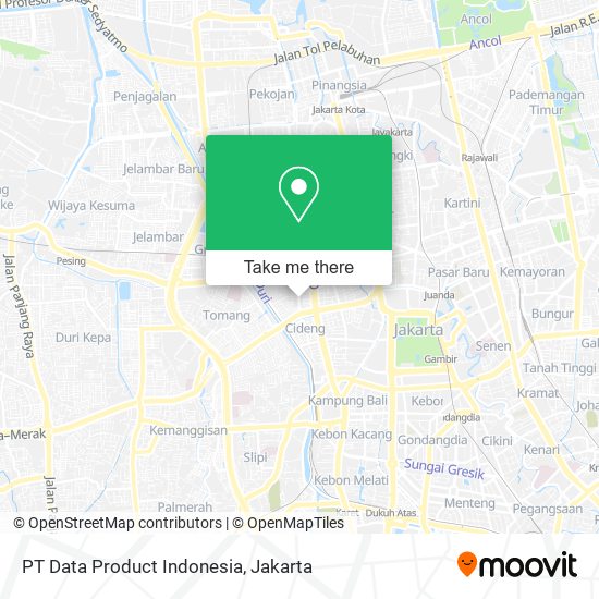 PT Data Product Indonesia map