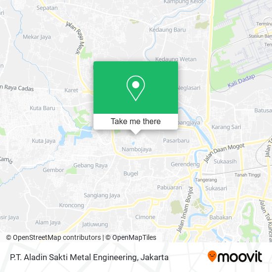 P.T. Aladin Sakti Metal Engineering map