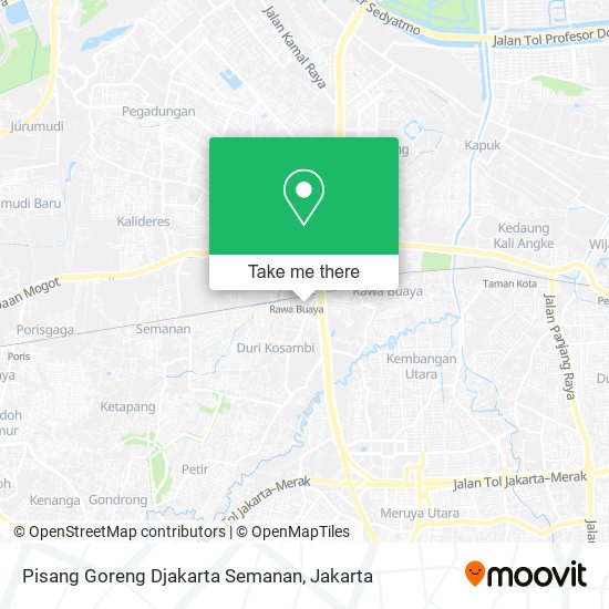 Pisang Goreng Djakarta Semanan map