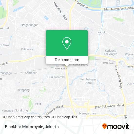 Blackbar Motorcycle map