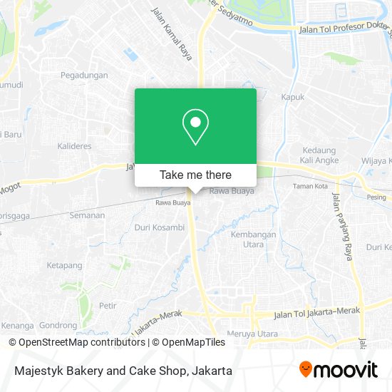 Majestyk Bakery and Cake Shop map