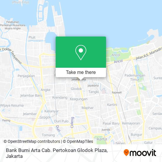 Bank Bumi Arta Cab. Pertokoan Glodok Plaza map