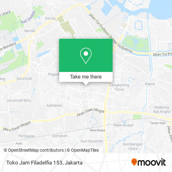 Toko Jam Filadelfia 153 map