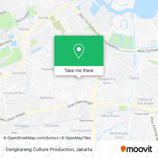 Cengkareng Culture Production map