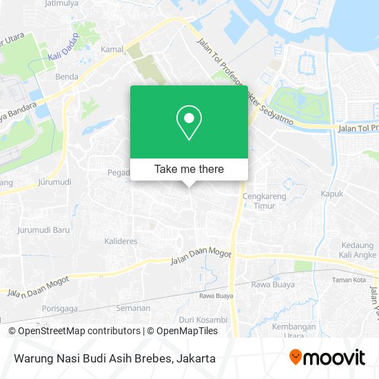 Warung Nasi Budi Asih Brebes map