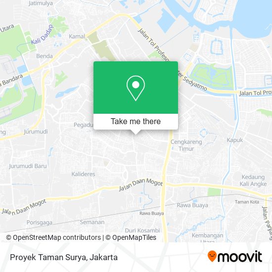 Proyek Taman Surya map