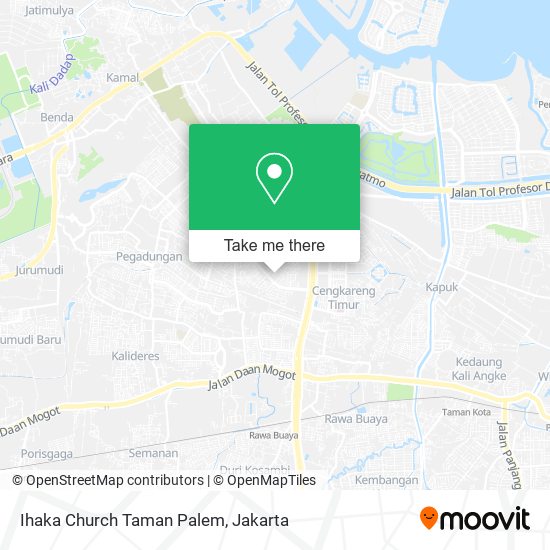 Ihaka Church Taman Palem map