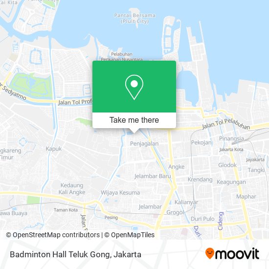 Badminton Hall Teluk Gong map