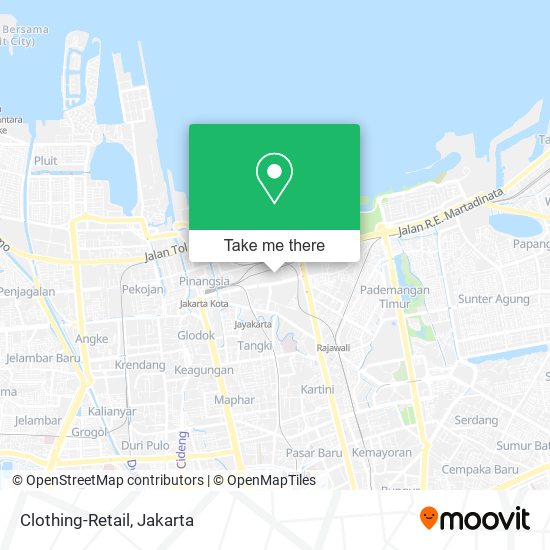 Clothing-Retail map