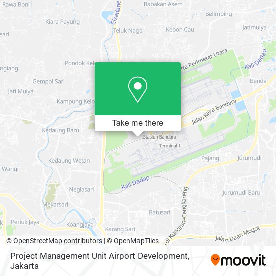 Project Management Unit Airport Development map