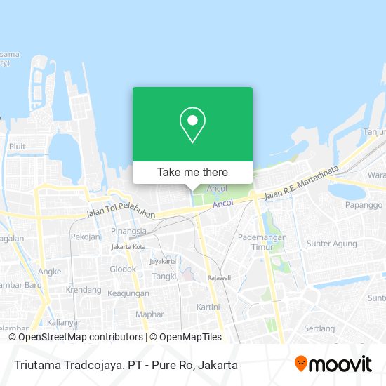 Triutama Tradcojaya. PT - Pure Ro map