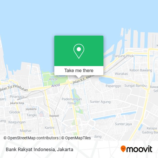 Bank Rakyat Indonesia map