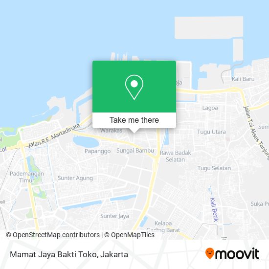 Mamat Jaya Bakti Toko map
