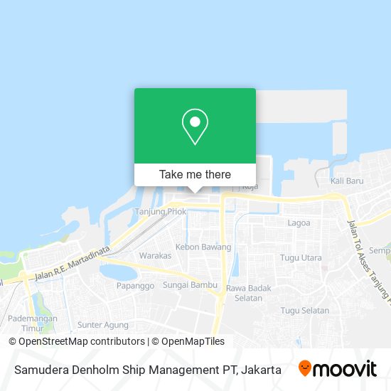 Samudera Denholm Ship Management PT map