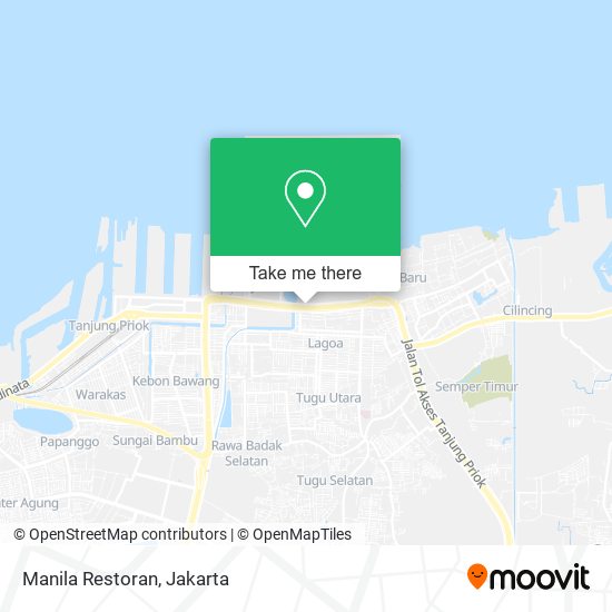 Manila Restoran map
