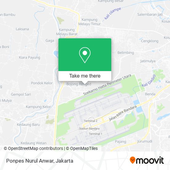 Ponpes Nurul Anwar map