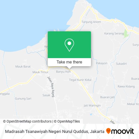 Madrasah Tsanawiyah Negeri Nurul Quddus map