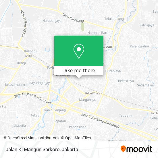 Jalan Ki Mangun Sarkoro map