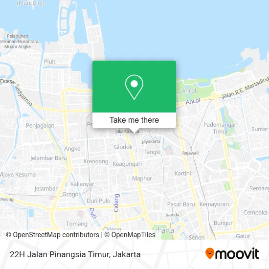 22H Jalan Pinangsia Timur map