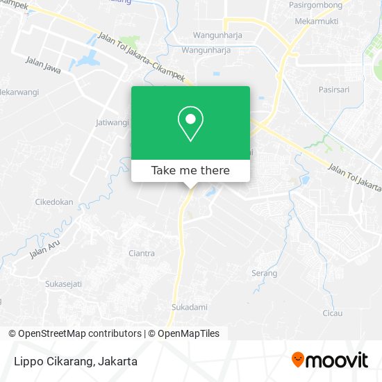 Lippo Cikarang map