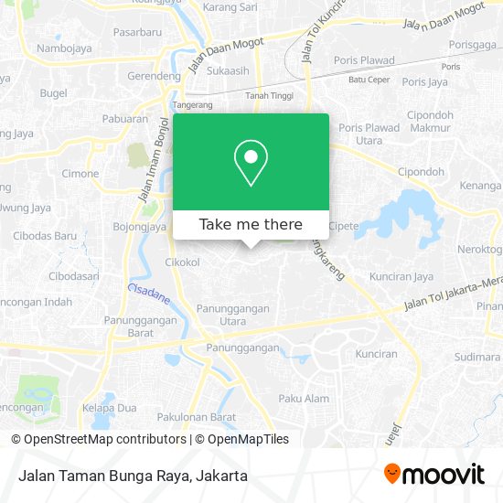 Jalan Taman Bunga Raya map